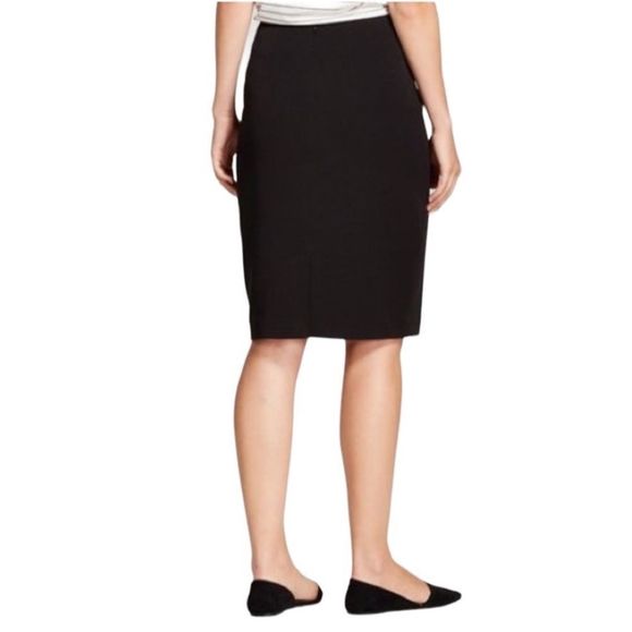 New a new day Black Stretchy Mid Length Body Contour Mid Length Skirt - Picture 5 of 10